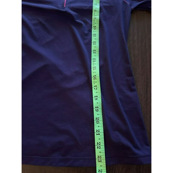 Paradox Purple Merino Blend 1/4 Zip Long-Sleeve Top Size Small - Picture 5 of 6